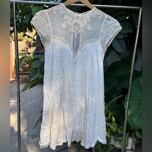 Kimchi Blue Cream Lace babydoll dress